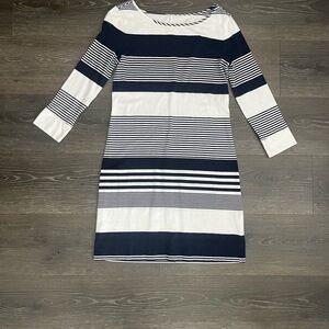 Lilly Pulitzer Marlowe Blue and Navy Striped Dress Women's‎ Size XS